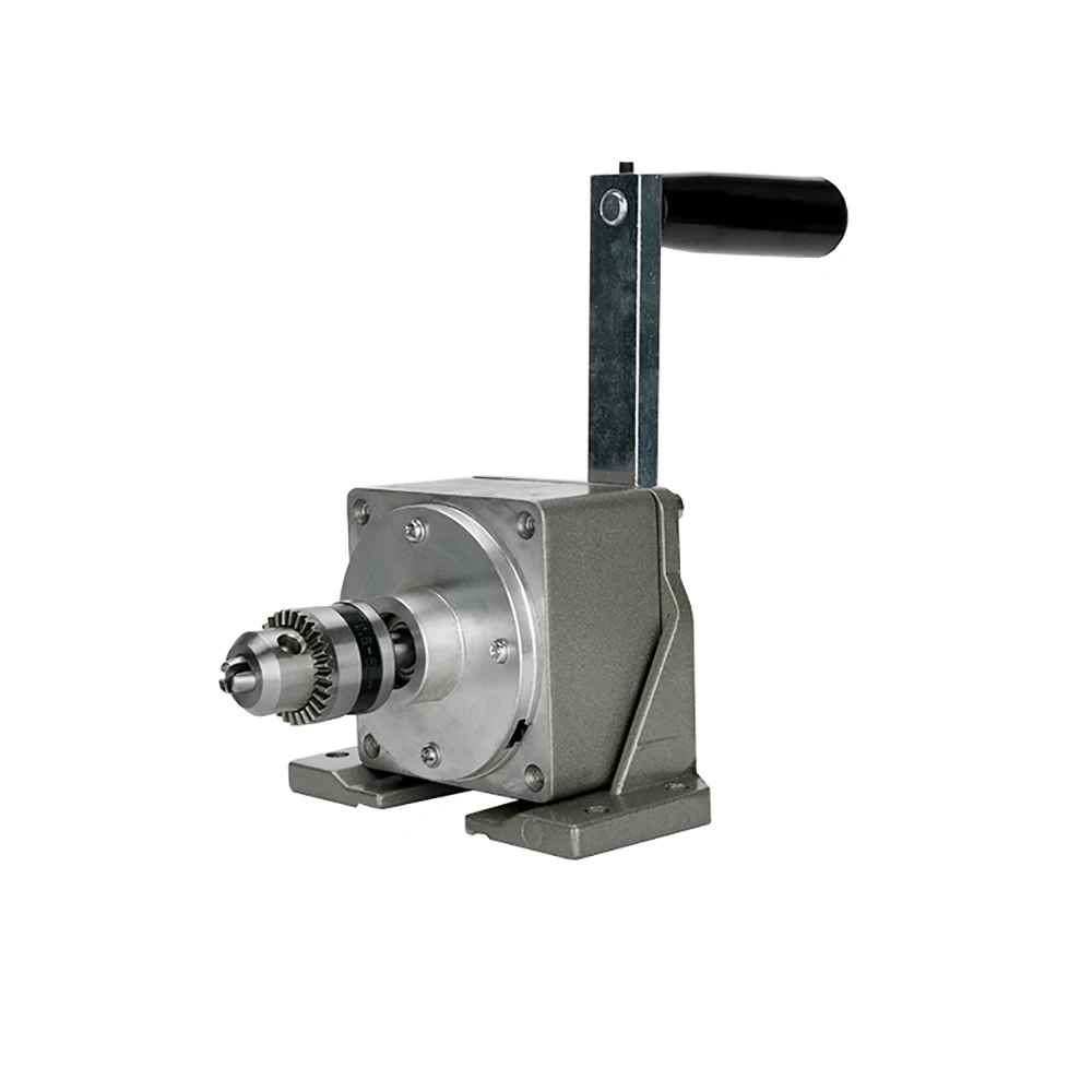 

Manual Tapping Machine High Precision Hand Crank Tapper Portable Drilling Threading Machine with 0.6MM-6MM Tap Chuck