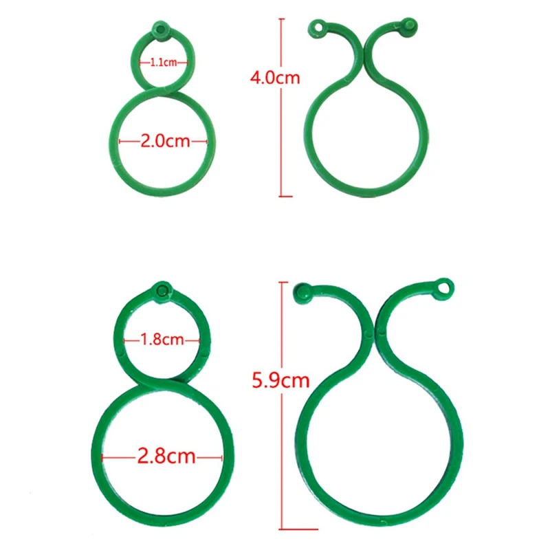 50 штук креплений для растений в саду для бонсай, винограда, овощей и помидоров.
