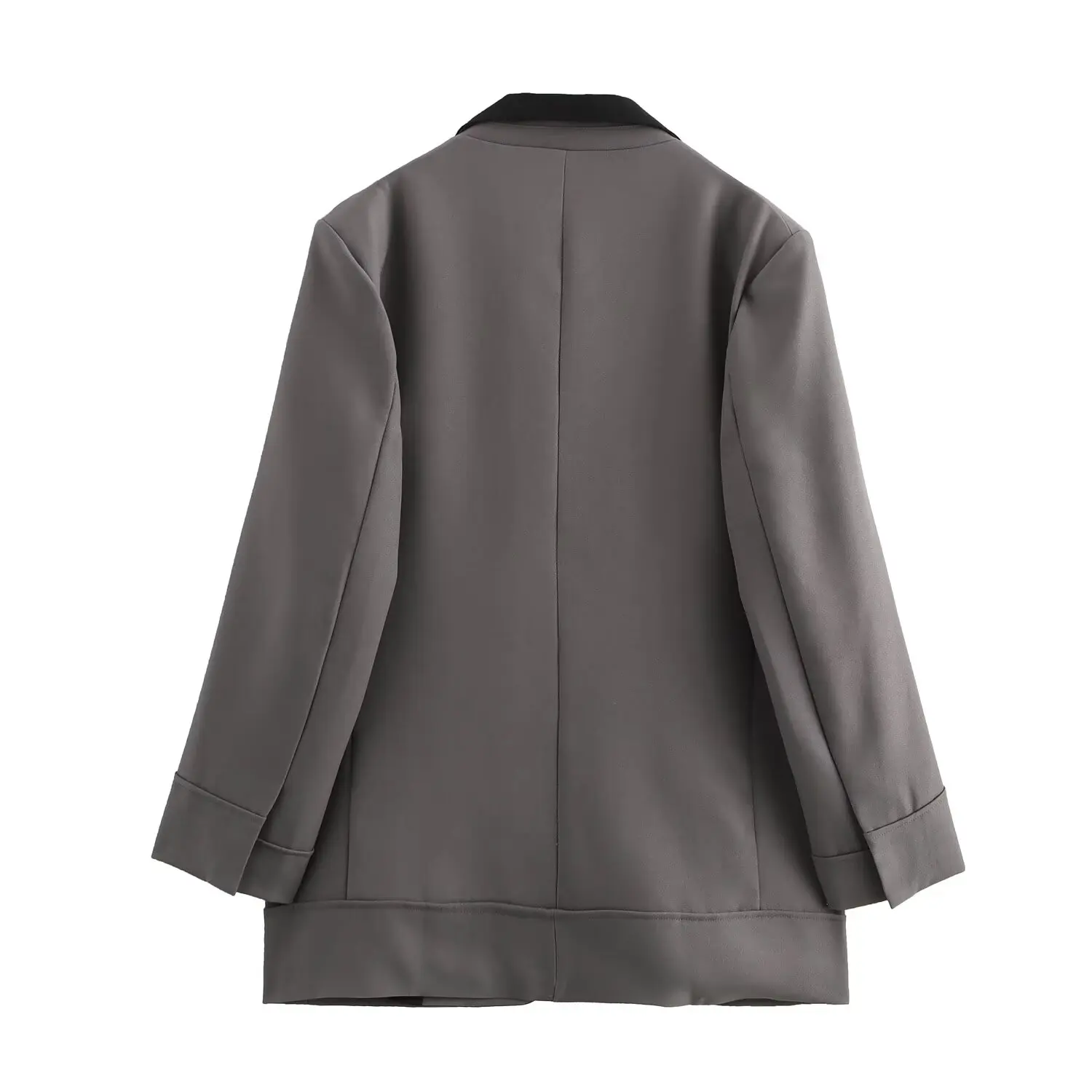 Taop&ampZa женский 2024 осенне-зимний новый лоскутный пиджак эластичный комплект