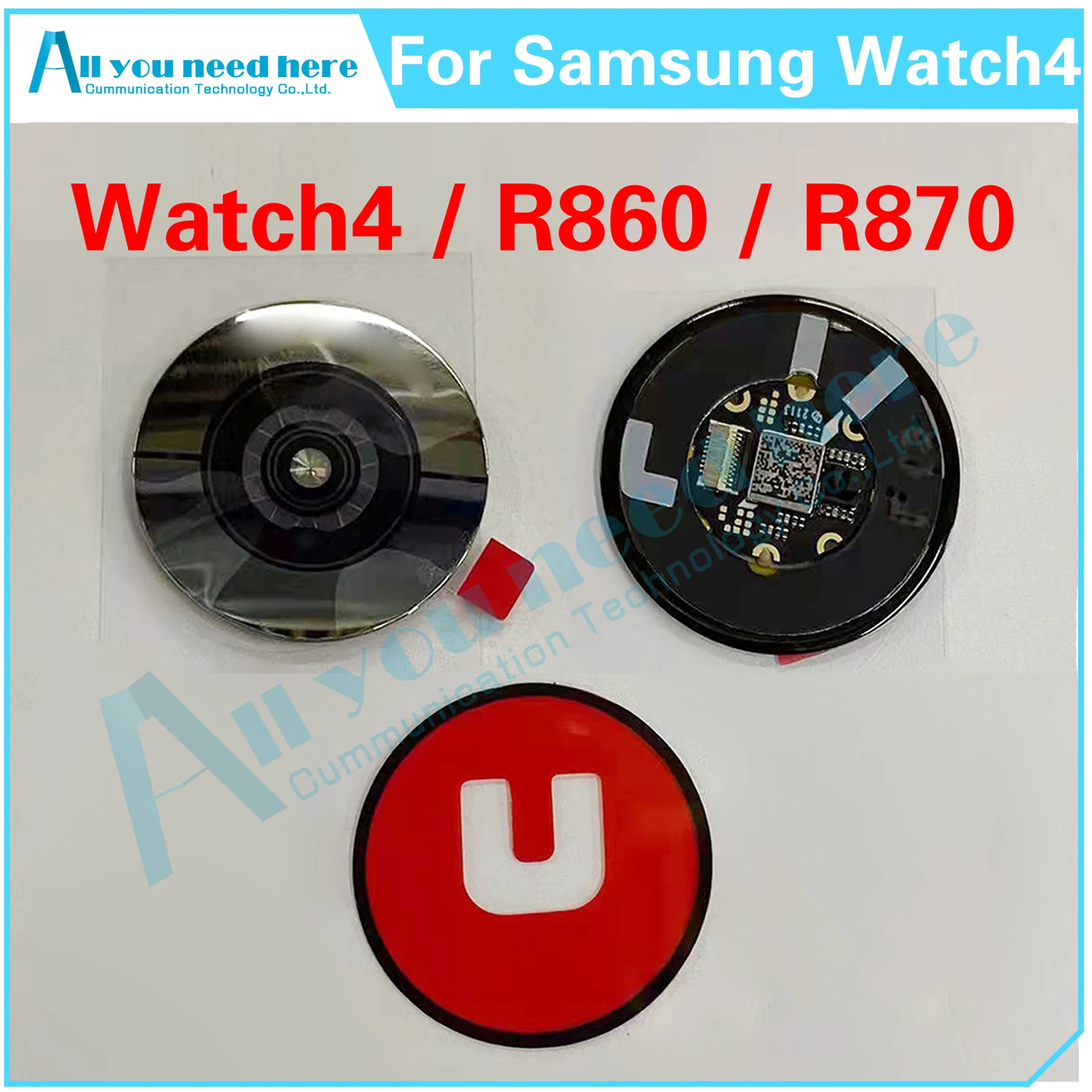 

Original For Samsung Galaxy Watch 4 SM-R860 R860 R865 40MM SM-R870 R870 R875 44MM Watch4 Cover Rear Back Shell Glass Lens