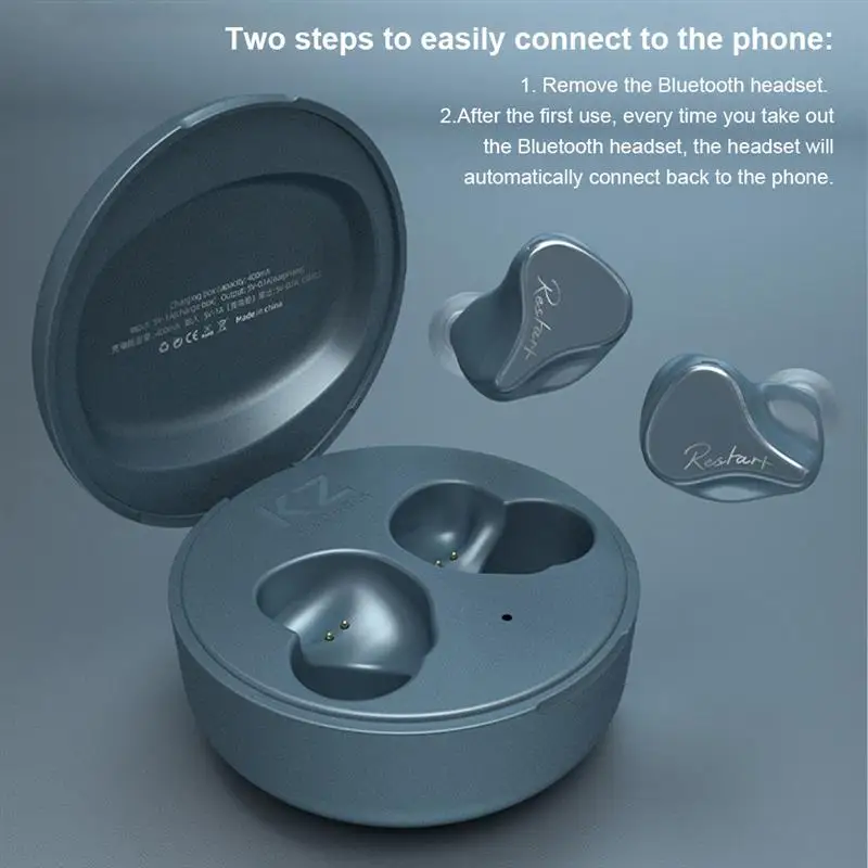 

KZ SKS TWS bluetooth-наушники, беспроводные наушники, игровые наушники с сенсорным управлением, шумоподавление, Hifi Спортивная гарнитура