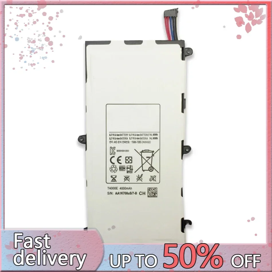 Аккумулятор для планшета T4000E Samsung Galaxy Tab 3 Tab3 7 0 SM-T210 T211 T215 T217 T2105 T210 T217A SM-T210R P3210 P3200