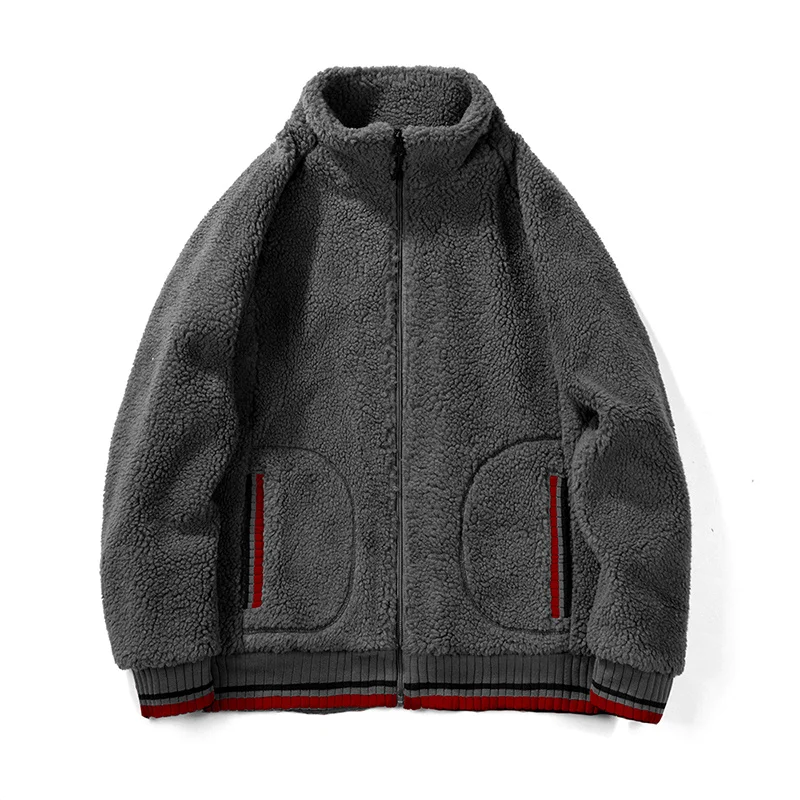 

Fur Jacket Men Winter Outwear Mens Thick Jackets Warm Fleece Lining Coat Brand Clothing Streetwear Casual Top Male European Size