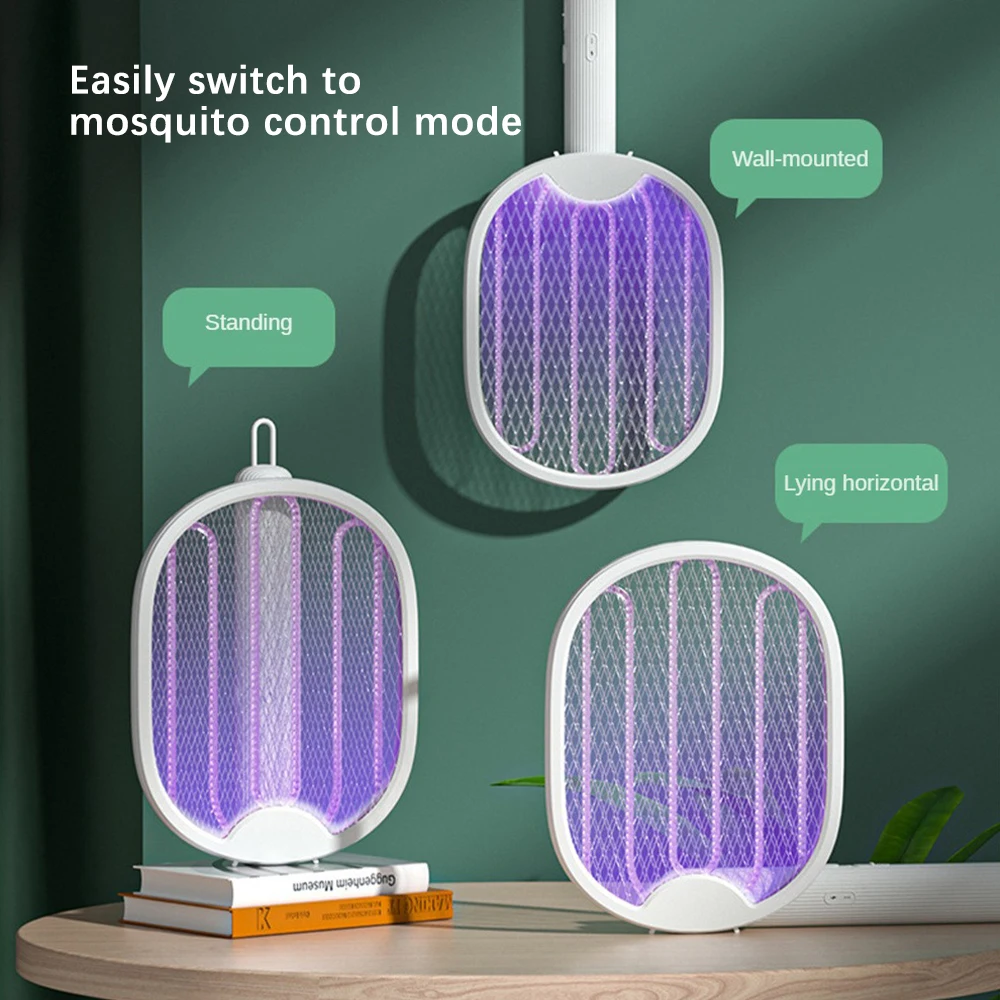 

Электрическая ловушка для комаров инновационный портативный мощный Электрический шок, удобная зарядка через Usb, складная безопасная дизайнерская противомоскитная лампа