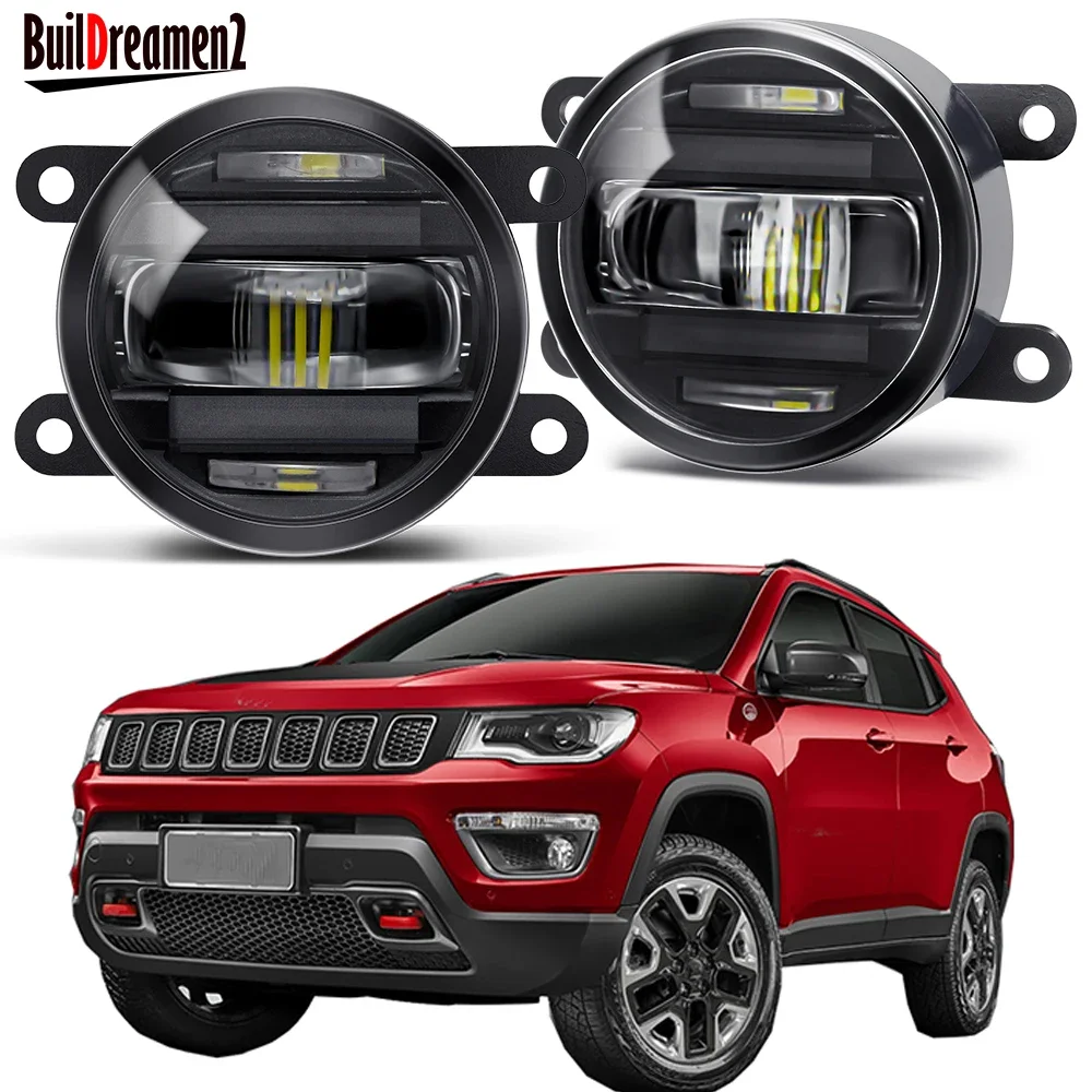 2в1 функция 30 Вт Автомобильные светодиодные противотуманные фары в сборе + DRL H11