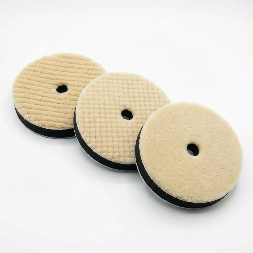 

Набор Из 3-х Шерстяных Полировальных Кругов (125 Мм, 150 Мм) Для Тяжелых Работ, С Косыми Краями, Средней Толщины