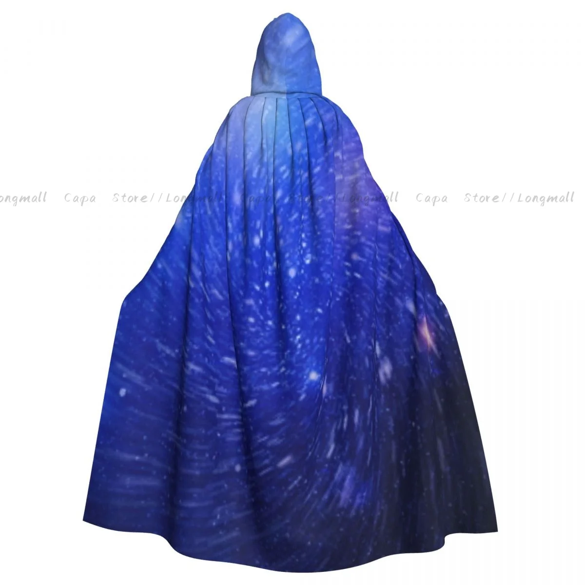 Красочный звездное ночное небо накидка с капюшоном для косплея