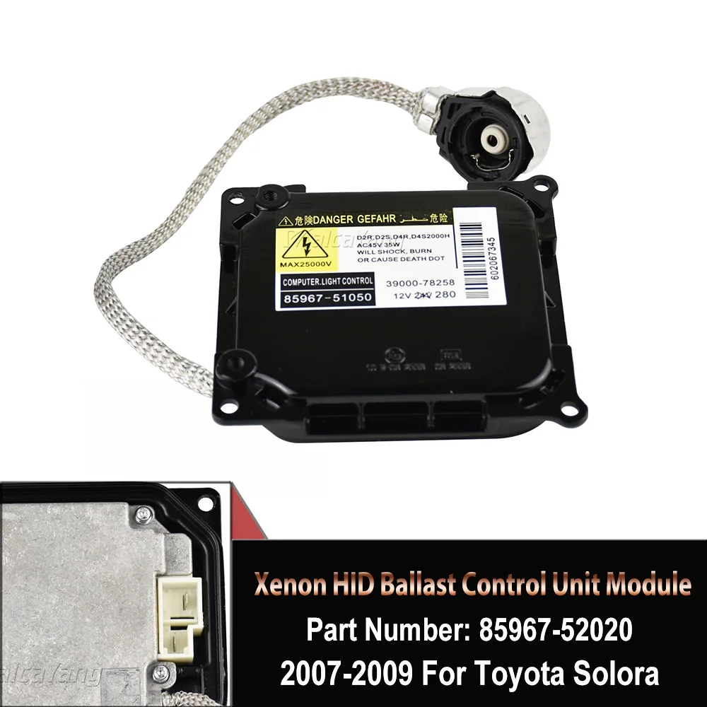 

Replacement DENSO DDLT003 KDLT003 85967-52020 85967-51050 D4S D4R HID Xenon Headlight Ballast For Toyota Lexus ES350 GS350 RX350