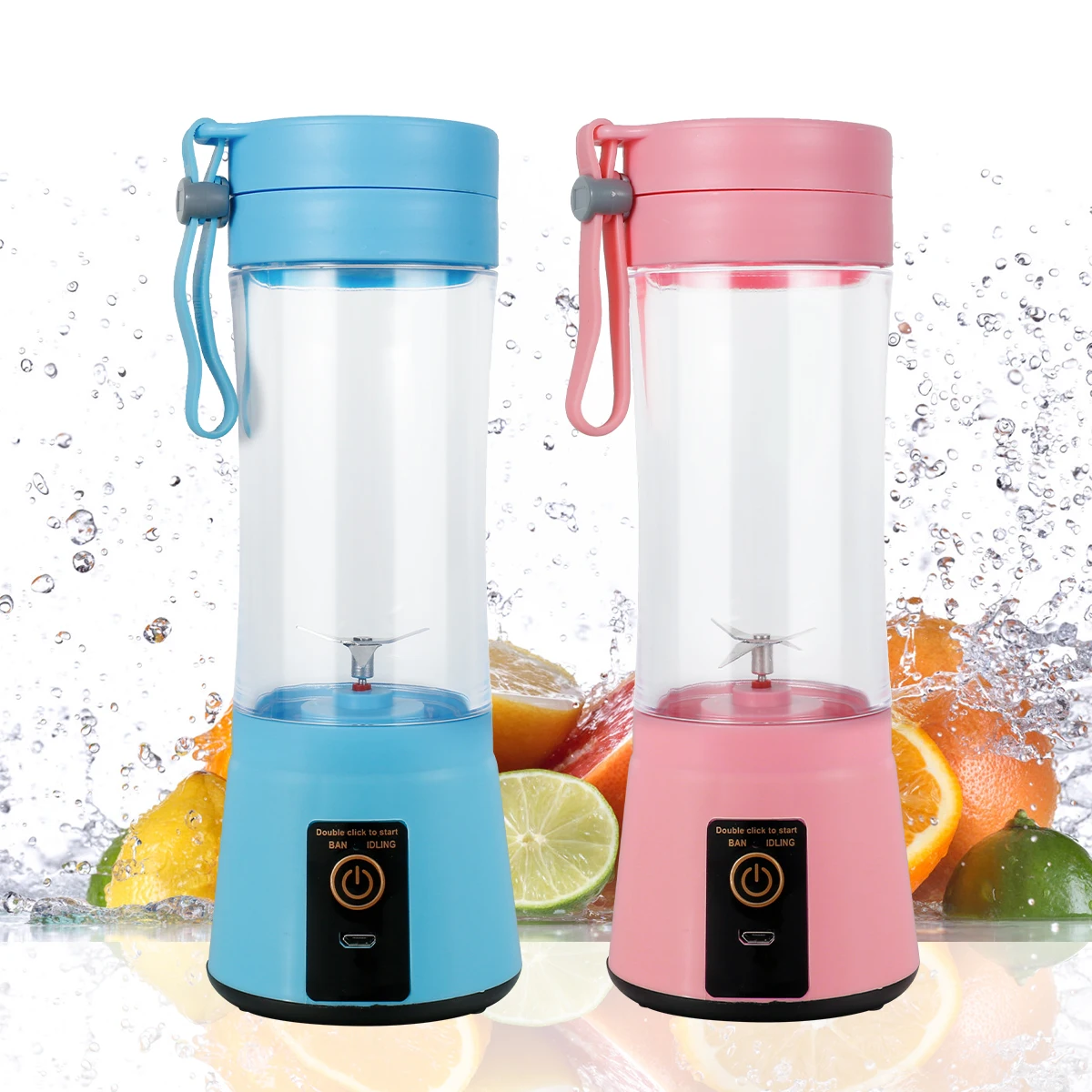 

Mini Blender Portable Blender Portable Electric Fruit Juicer Travel Electric Smoothie Blender USB Rechargeable Multifunctional