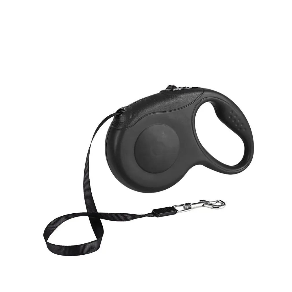 

Автоматический выдвижной поводок для собак и кошек, однотонный поводок цепочка, тягач для домашних животных, 5 м, 16,5 футов, 33 фунта