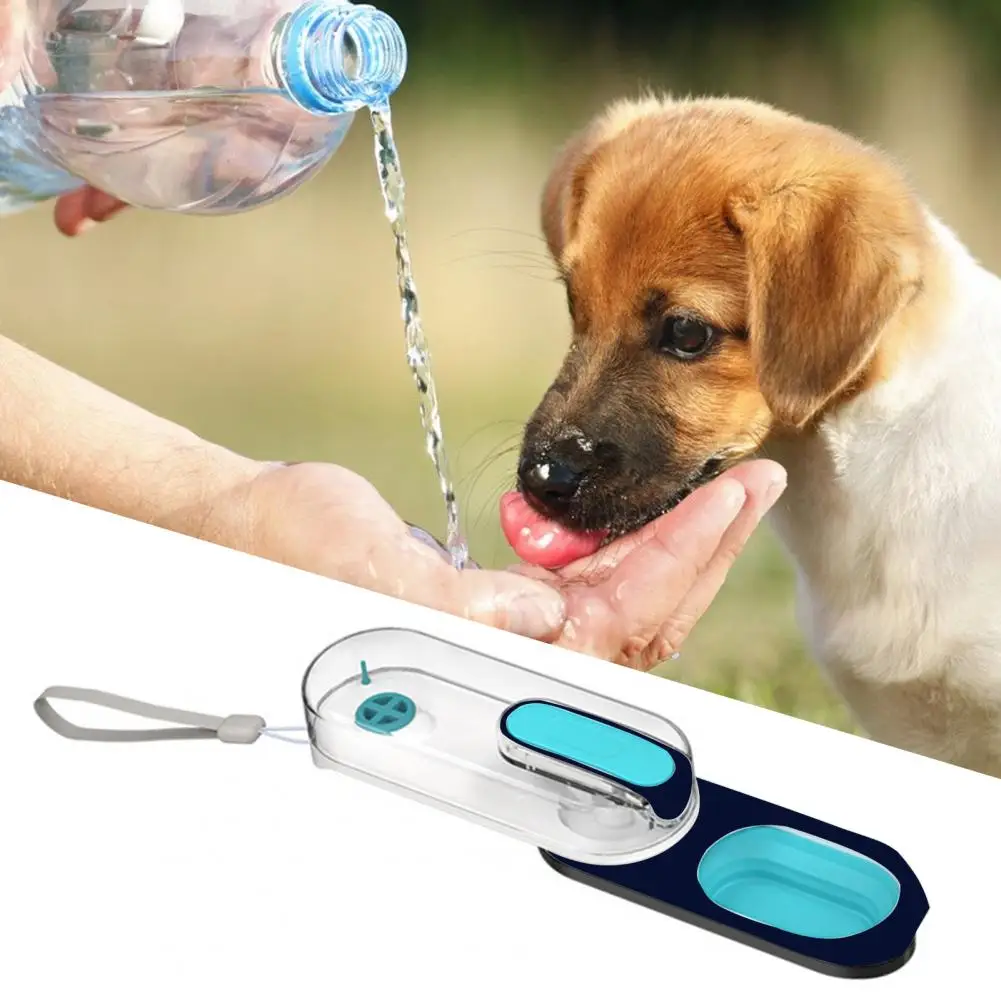 

Functional Pet Mug Portable Pet Water Bottle Foldable Folding Dog Water Bottle Puppy Accessory