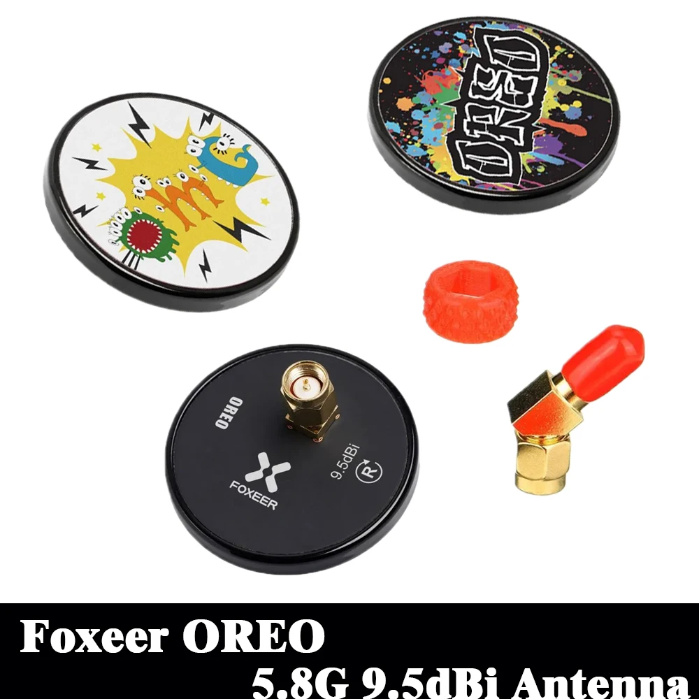 

Foxeer Oreo 5.8G 120 Degree 9.5dBi High Gain Patch FPV Antenna 43X18mm For FPV Racing Freestyle Drones Monitor Goggles DIY Parts