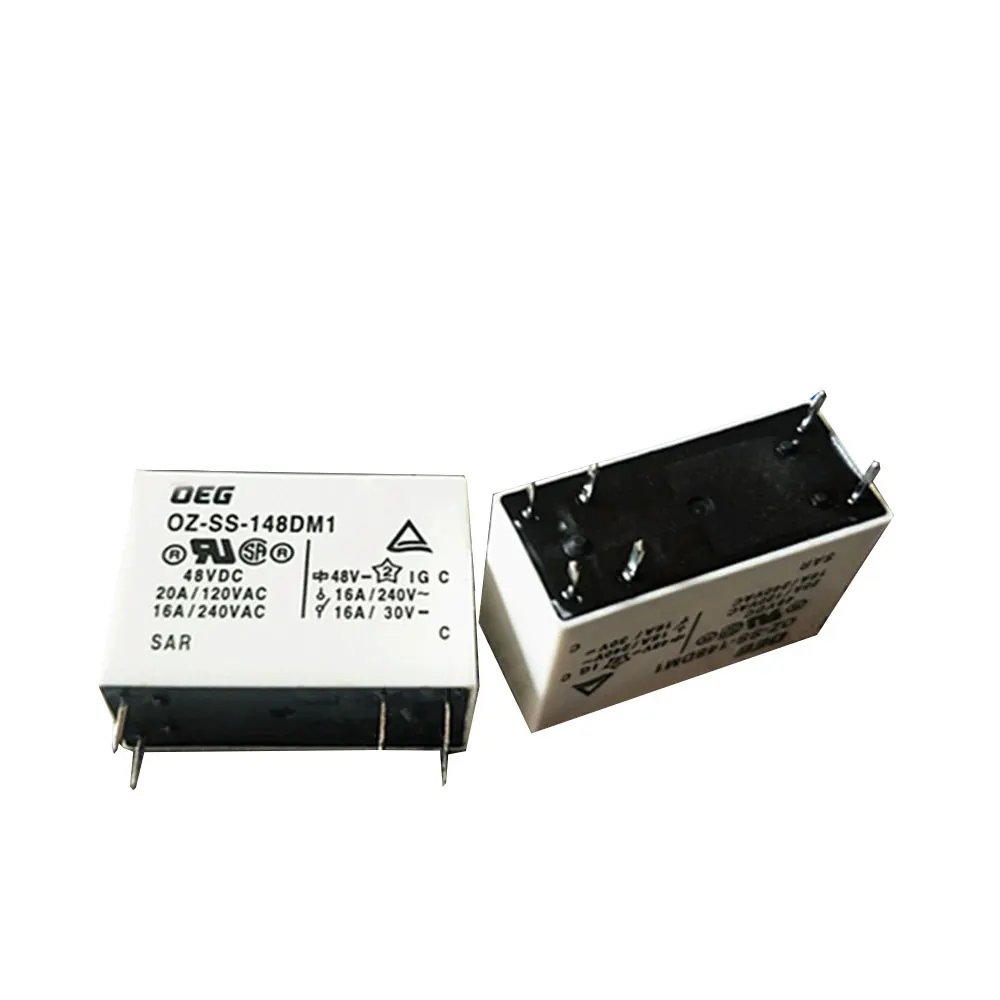 

1PCS/LOT OZ-SS-148DM1 48VDC relay 6-pin 48V IN stock