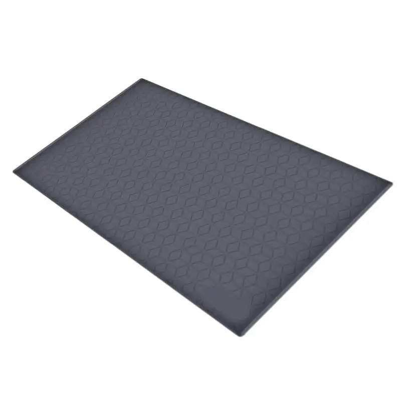 

Under Sink Mats Non Slip Undersink Mat Foldable Multifunctional Rhombus Texture Organizer Protector For Sink Kitchen Cabinet