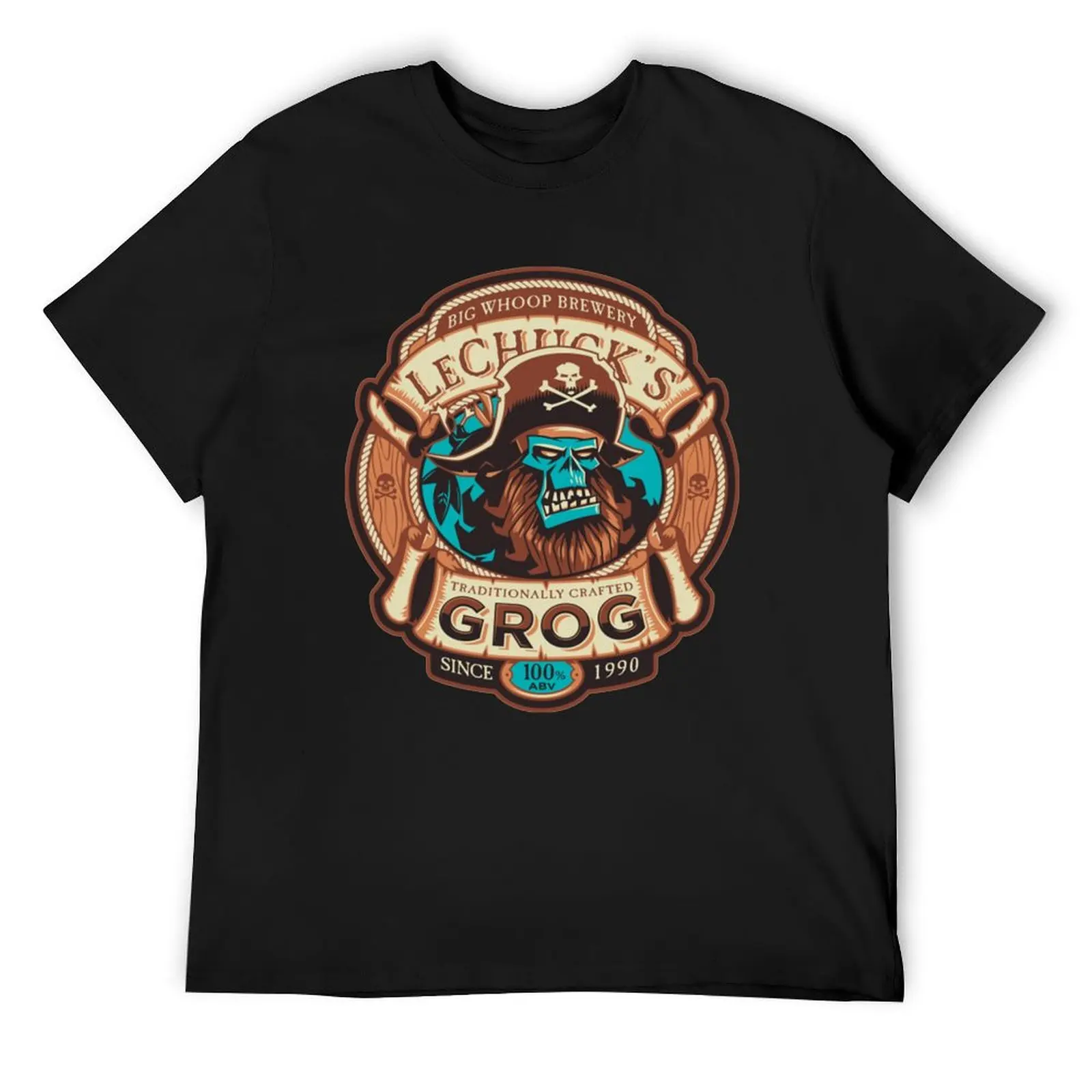 Футболка Ghost Pirate Grog для мальчиков белые хлопковые футболки с рисунком футболка на