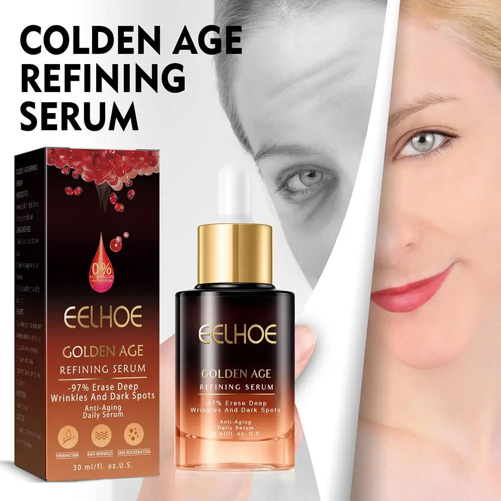 

Golden Age Refining Serum Essence Lighten Fine Lines Firming Skin Moisturizing Dark Essence Hydrating Circles Anti-wrinkle X3I2