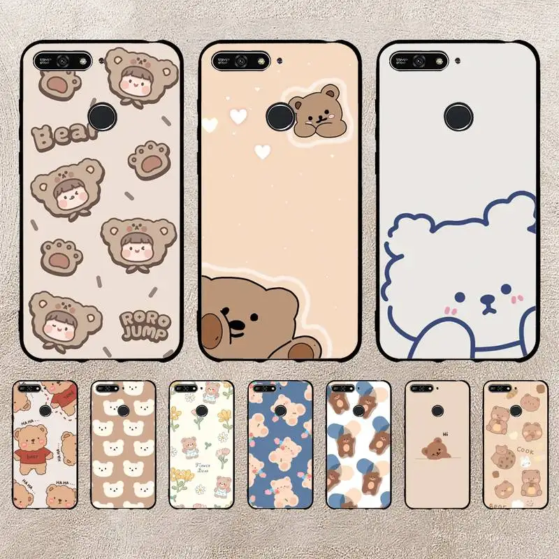 

Cartoon Bear Phone Case For Xiaomi 11 10 12Spro A2 A2lite A1 9 9SE 8Lite 8explorer F1 Poco 12S Ultra Cove