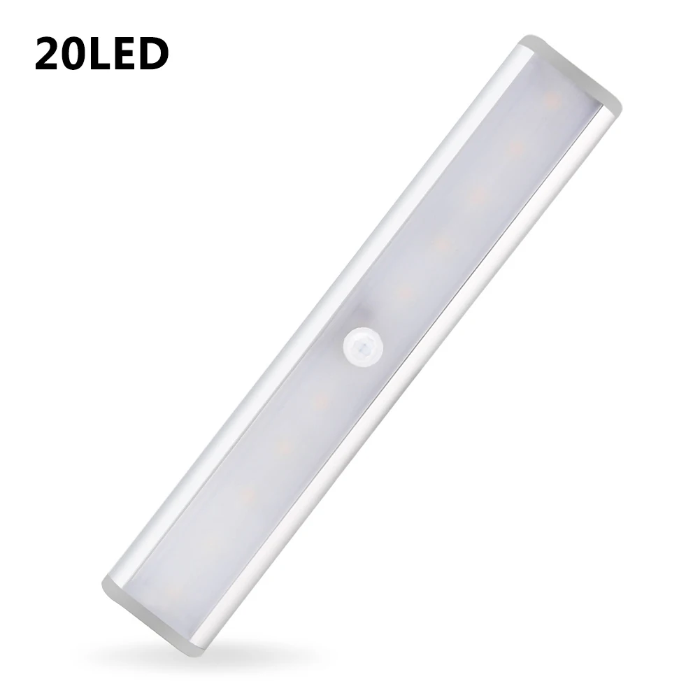 

Night Light Motion Sensor Bedroom Removable Wall Lamp Cupboard Stick-on Led Wardrobe USB Rechargeable Cabinet