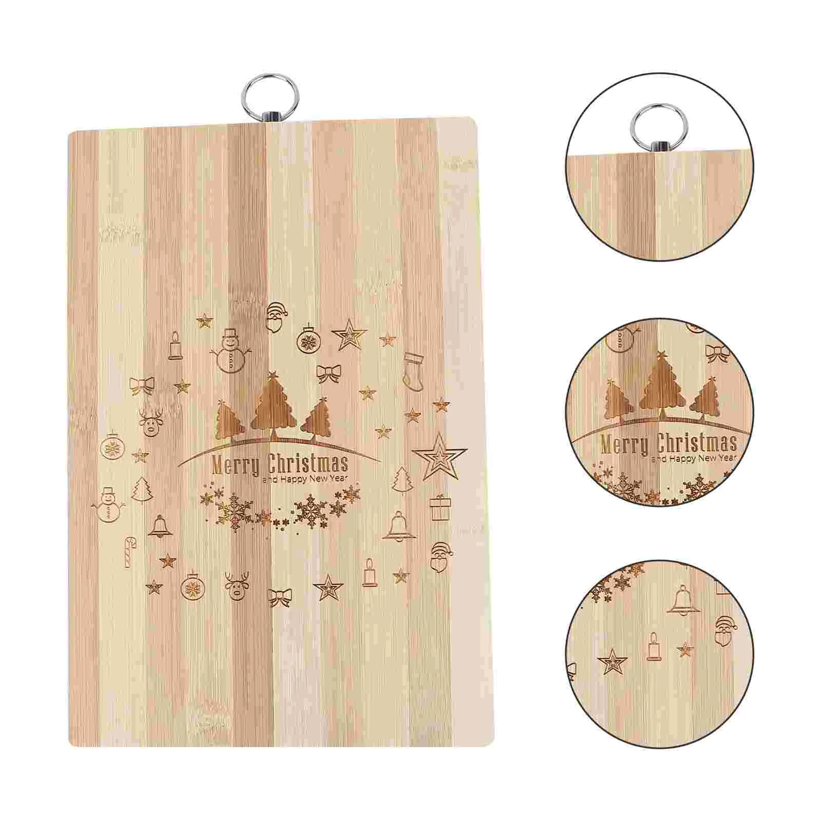 

1Pc Christmas Gift Chopping Board Cooking Supplies Party Gift for Festival