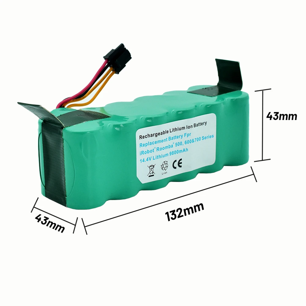 

Jungla Vacuum Battery Is Used for Cleaning Robot Battery of Kitfort KT504 Haier T322 T321 T/Panda X500 X580/Ecovacs Mirror CR120