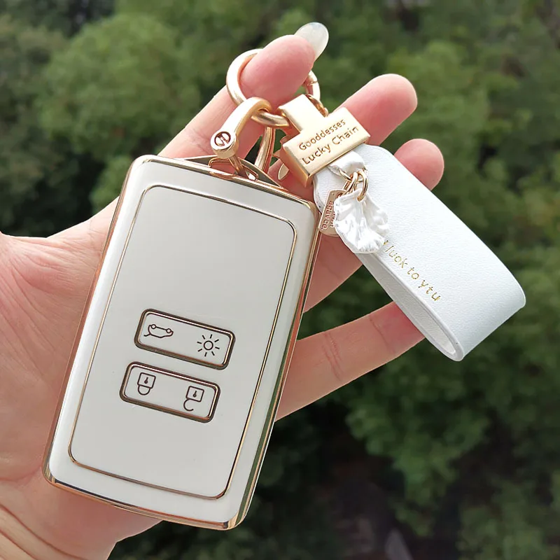 

Full Cover TPU Car Key Case For Renault Koleos Kadjar Scenic Megane Sandero Espace Clio Captur Kangoo Laguna Talisman Twingo