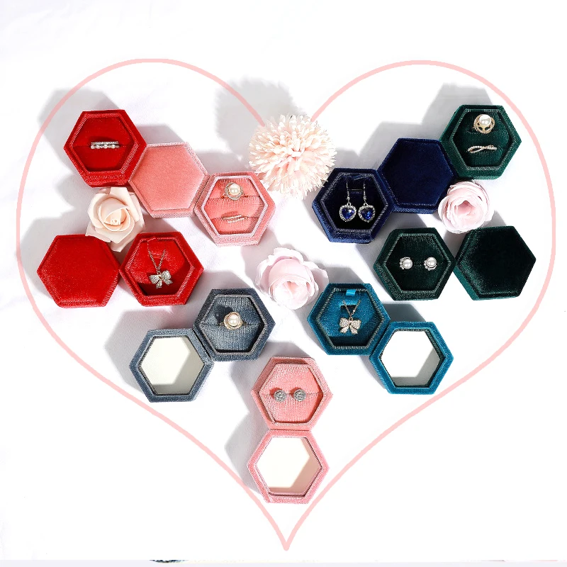 

Фланелевая фотобокс, коробка для колец, ожерелий, коробка для драгоценностей, упаковка для ювелирных изделий, Подарочная коробка с Санта-Кл...