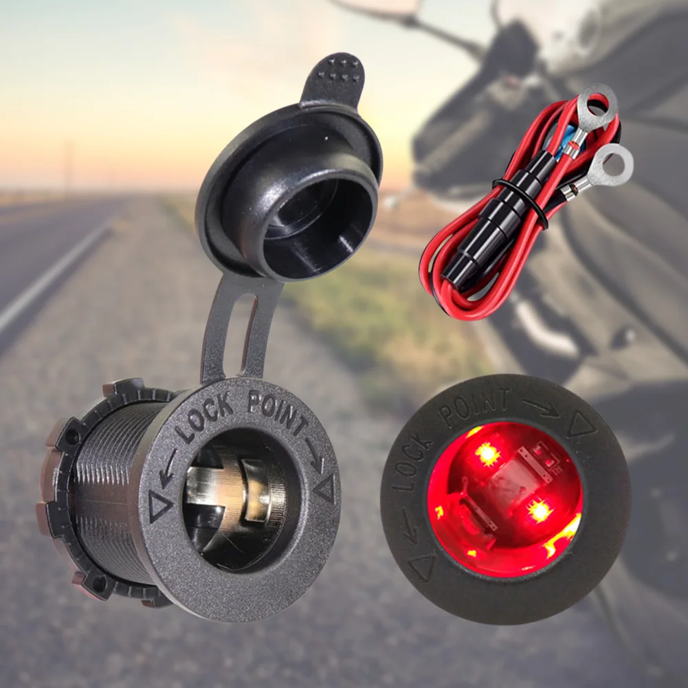 

Розетка для автомобильного прикуривателя 12V-24V адаптер для розетки питания, водонепроницаемый Светодиодный светильник для лодки, мотоцикла...