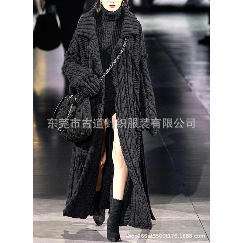 

Новинка, свитер из искусственной овцы, женское утепленное пальто, осенне-зимний Свободный кардиган для женщин