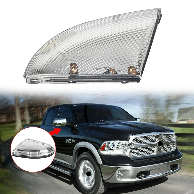 

Car Front Side Mirror Turn Signal Light Lamp for 09-14 Dodge Ram 1500 & 10-14 2500 68064948AA