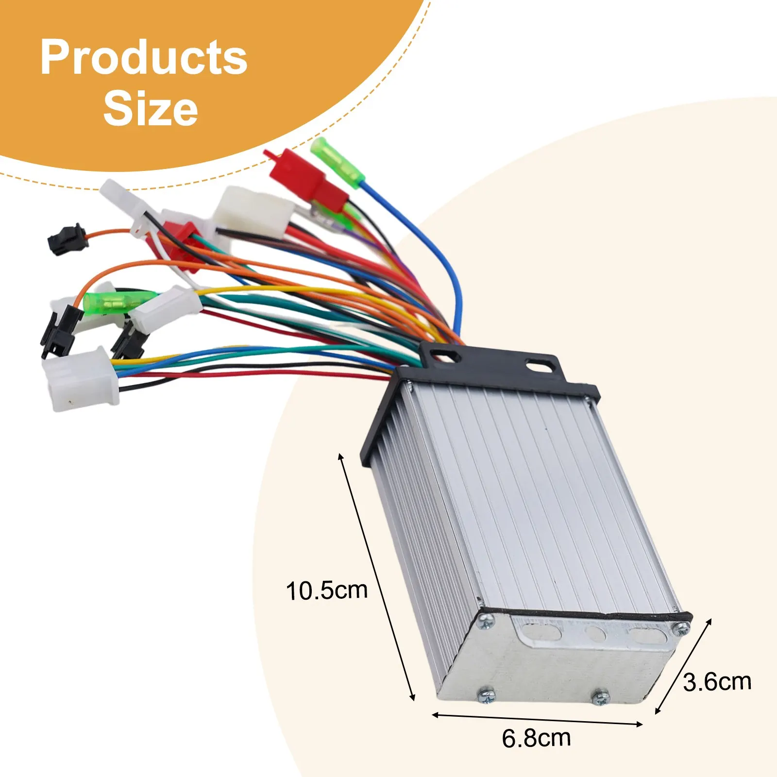 Контроллер электрического велосипеда 36 В-48 В 8 9 х 5 2 3 см из алюминиевого сплава
