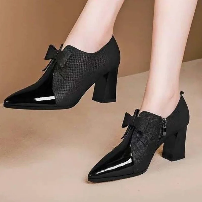 Sandalias de tacón alto sexys para mujer, zapatos de malla con cremallera, para el trabajo y la Oficina, primavera y verano