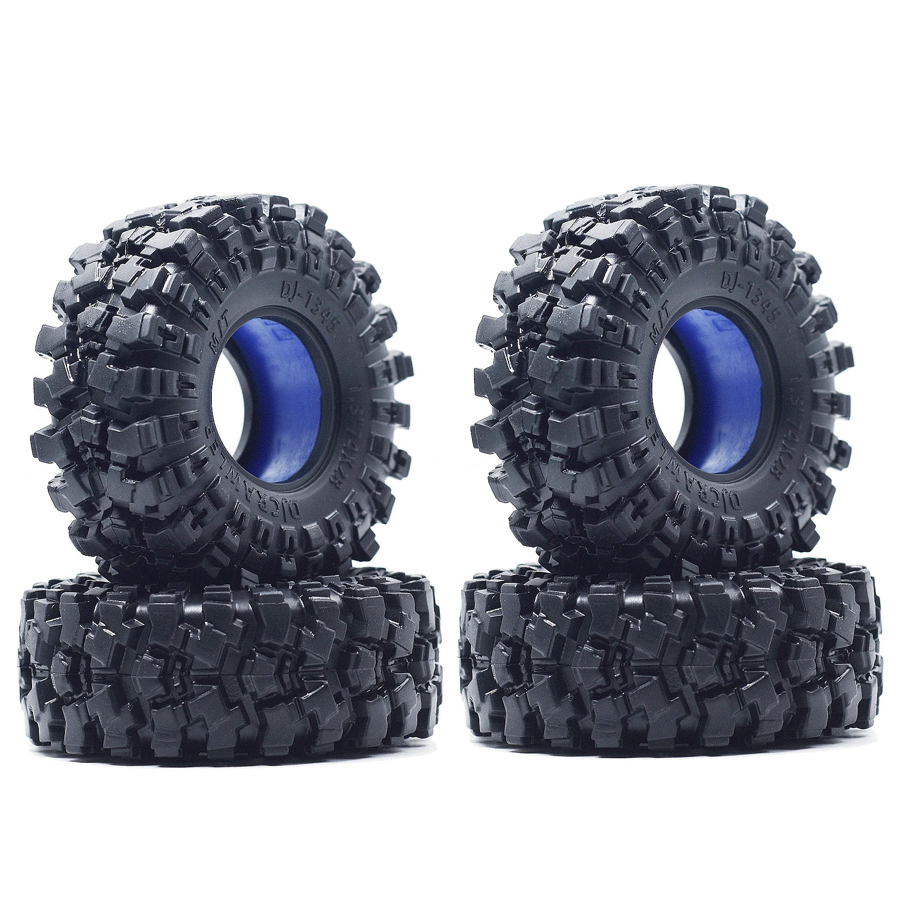 Супер 1 3-дюймовая большая мягкая шина 74*28 мм для TRX4M 1/18 1/24 Axial SCX24 AX24 FCX24