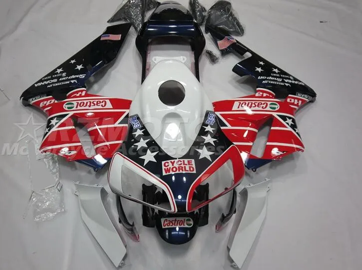 

Style New ABS Motorcycle Fairings Kits Fit For HONDA CBR600RR F5 2003 2004 03 04 Bodywork Set Red Blue