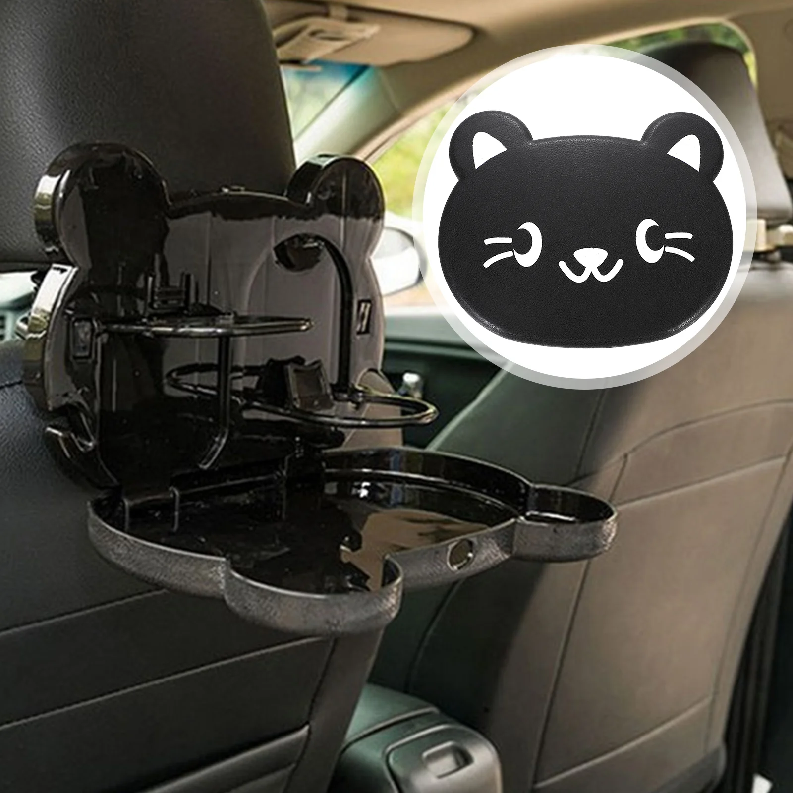 

Convenient Cup Holder Cat Pattern Bottle Rack Professional Water Bottle Holder