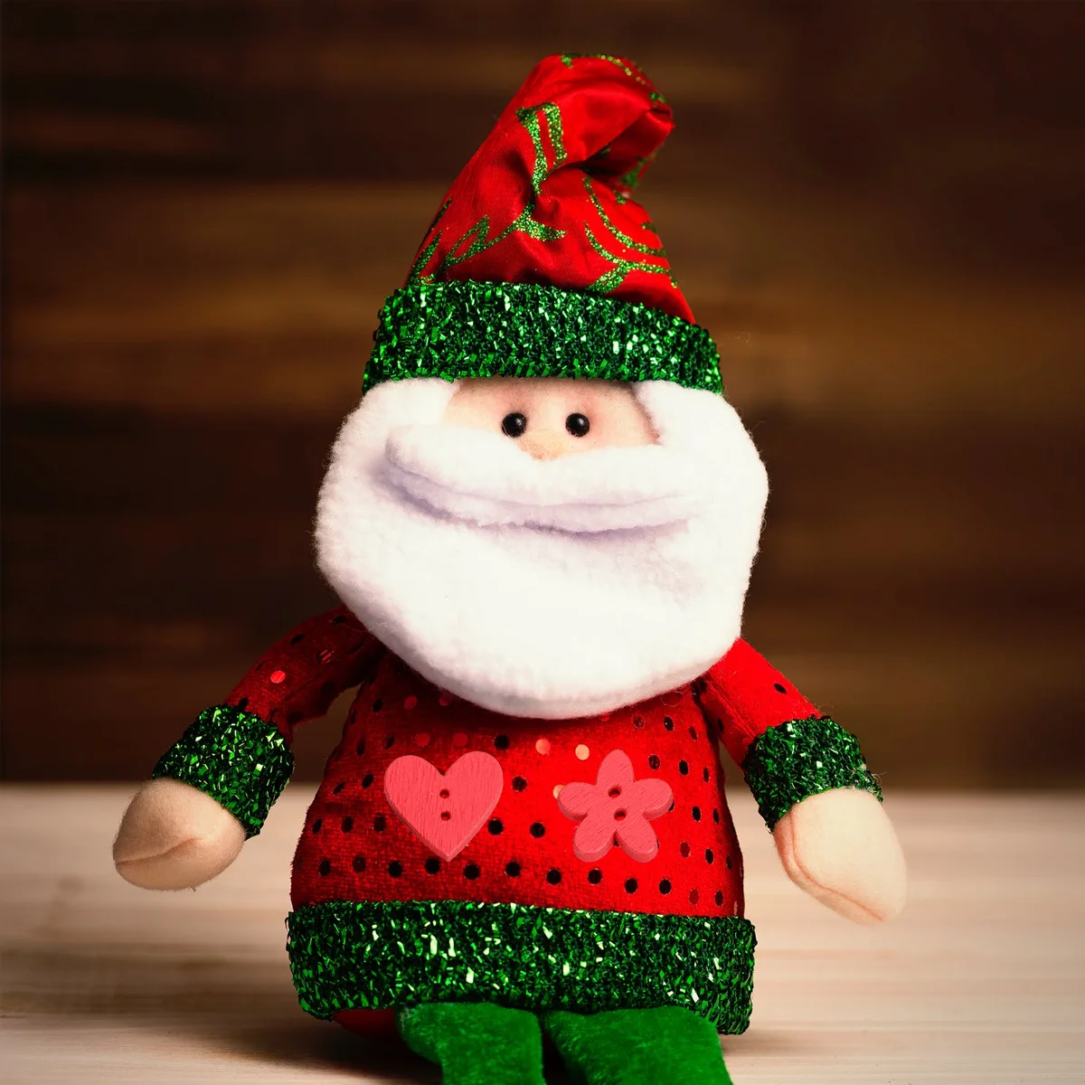 

Buttons Christmas Wooden Sewing Button Holiday Wood Craftscrapbooking Embellishmentsnovelty Fastener Crochet Crafts Heart