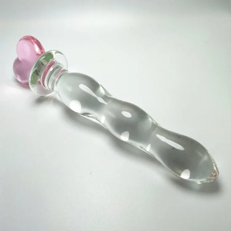 Секс-игрушки для влюбленных подарки стеклянная анальная пробка женщин и мужчин