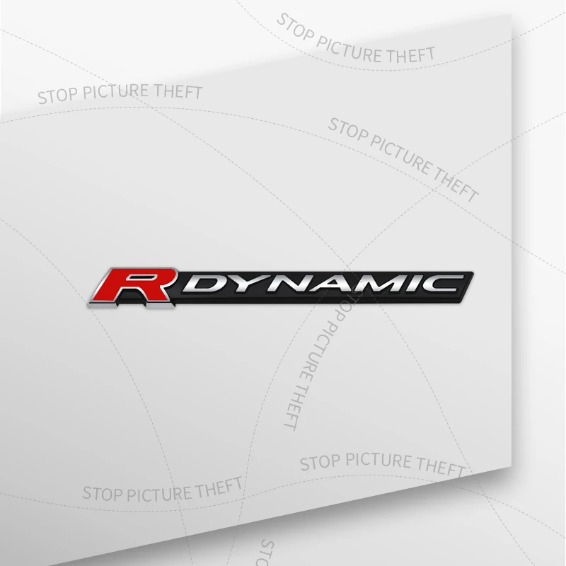 

1 шт. 3D металлический R динамический логотип эмблема значок автомобиля задний хвостовой бампер наклейка на багажник для Range Rover Discovery Velar HSE SVR