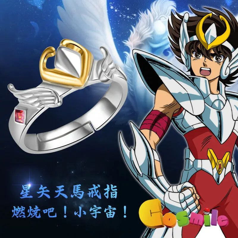 

Saint Seiya Chiffon Mythe Tianma Bronze Bouclier Bague 925 Argent Cos Cadeau