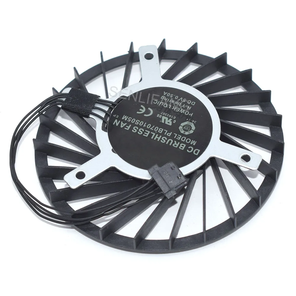 Охлаждение материнской платы 5 В PLB07010S05M для EVGA X299 Dark DC бесщеточный вентилятор 0 50 А