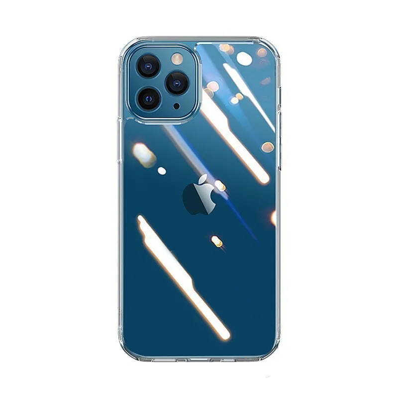 Transparent anti Drop lens fully Wrapped in Tempered glass shell For iphone14 13 12 11 Pro Max 12 13 Mini X XS XR SE 7 8 Plus