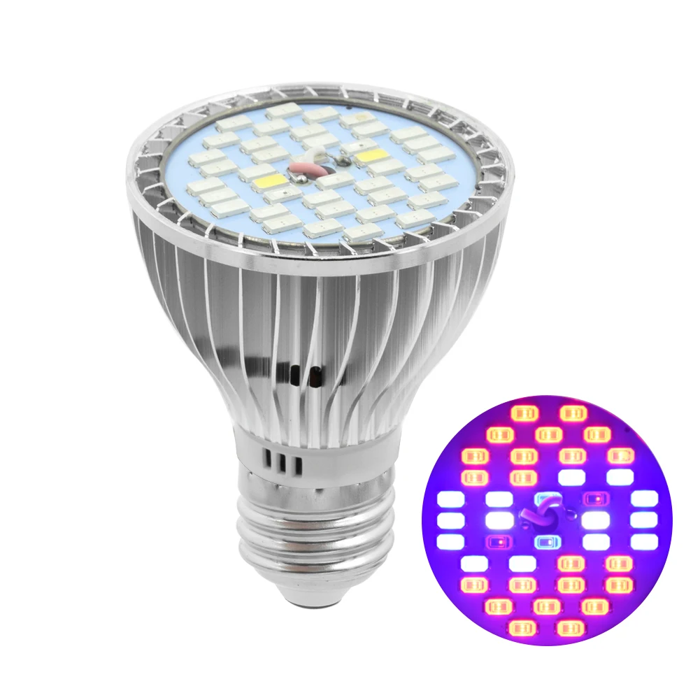 

Grow Light Plant Fostering Lamp 30W High Power E27 LED Hydroponic For Veg Grow Tent Phytolamp Indoor Hydro Flower Seedling