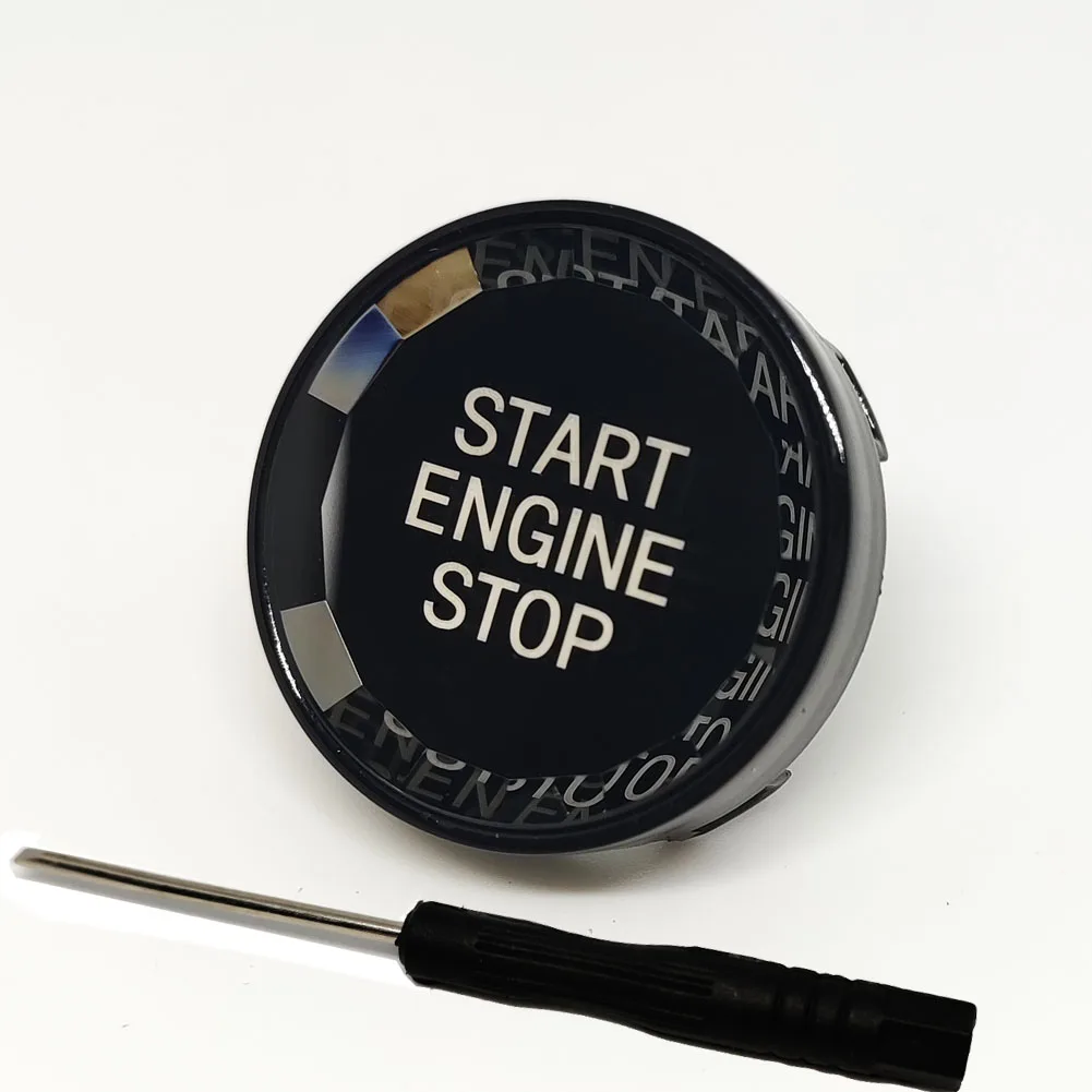 

Кнопка START STOP двигателя, аксессуары для BMW X1 X5 E70 X6 E71 Z4 E89 1 3 5 серии E90 E91 E92 E60, сменная крышка автомобиля