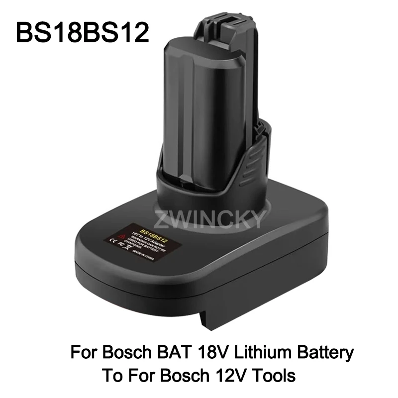 

Адаптер для аккумуляторов Makita/Dewalt/Milwaukee/Bosch 18В к инструменту Bosch 12В