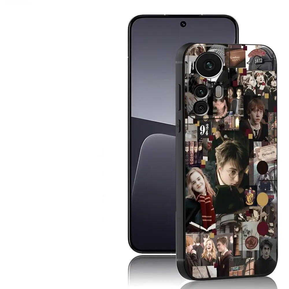 Чехол для телефона Гарри Поттер Xiaomi 14 13 12 11 POCO REDMI ПРИМЕЧАНИЕ Pro черный мягкий