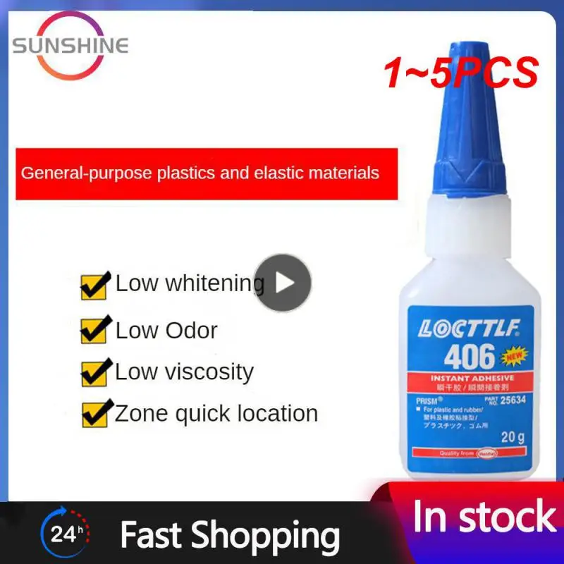 

1~5PCS Super Glue 460 495 496 Repairing Glue Instant Adhesive Loctite Self-Adhesive 20ml