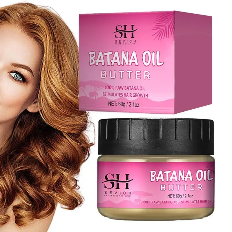 

Hair Moisturizing Butter Natural Hair Growth Cream For Hair Root Repair Damage Hair Loss Nourish Strengthen Batana Oil Hair Mask