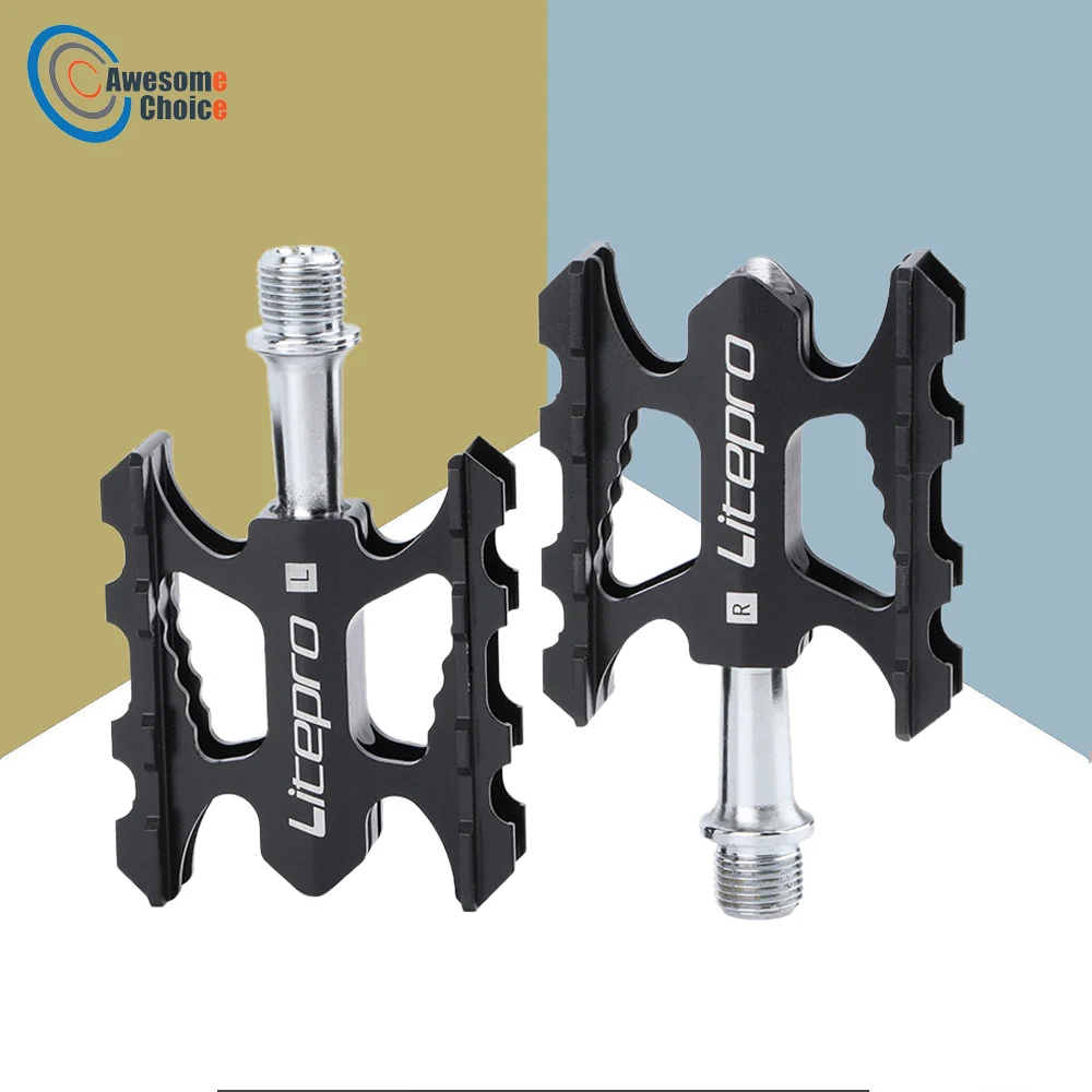 

Litepro нескользящий ультралегкий складной подшипник для педали велосипеда из алюминиевого сплава материал для горного и шоссейного велосипе...