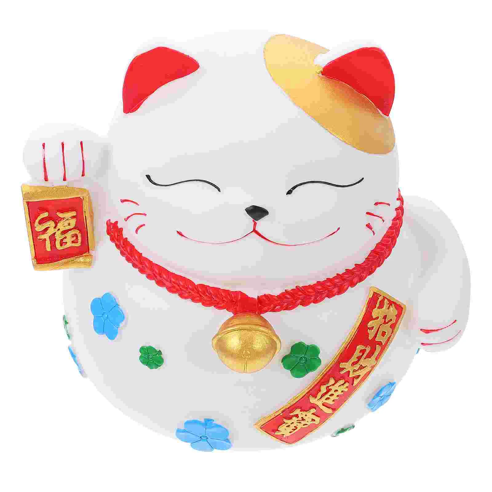 

Декоративная кошка, мягкая пластиковая Копилка, домашняя настольная экономичная банка для украшения