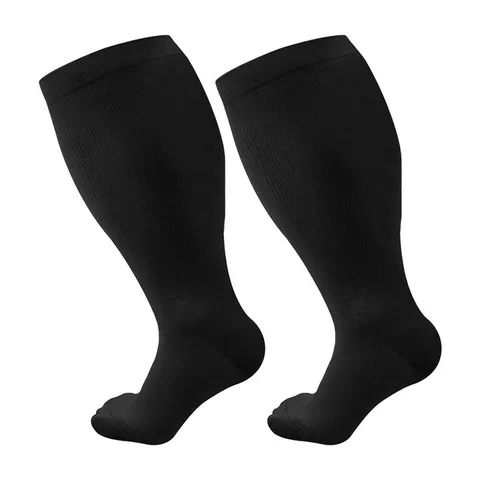 Компрессионные носки 7XL, мужские плотно облегающие носки от варикозного расширения вен, велосипедные носки для бега, баскетбола, спортивные эластичные Медицинские носки с длинной трубкой