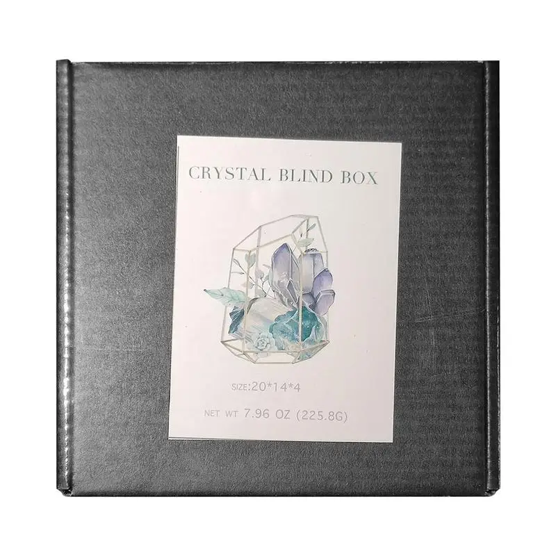 

Crystal Gift Box Raw Crystals Different Types Identifying Gemstones Various Colors For Yoga Purify And Metaphysical Supplies